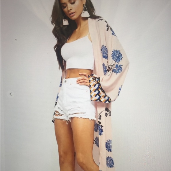Forever 21 Tops - Forever 21 Floral  Duster Kimono
